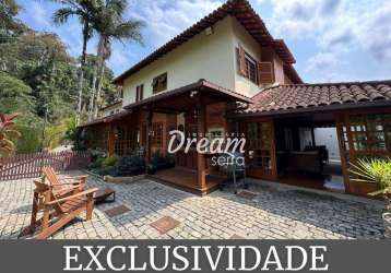 Casa com 3 dormitórios à venda, 155 m² por r$ 890.000,00 - quebra frascos - teresópolis/rj