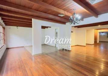 Casa com 2 dormitórios, 207 m² - venda por r$ 1.800.000,00 ou aluguel por r$ 8.208,95/mês - várzea - teresópolis/rj