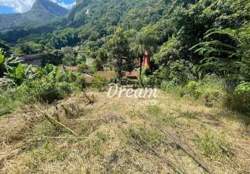 Terreno à venda, 550 m² por r$ 110.000,00 - posse - teresópolis/rj