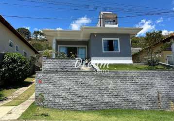 Casa com 3 dormitórios à venda, 102 m² por r$ 669.000,00 - albuquerque - teresópolis/rj