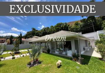 Casa com 3 dormitórios à venda, 230 m² por r$ 1.680.000,00 - prata - teresópolis/rj