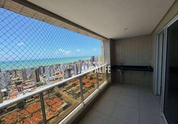 Apartamento com 4 dormitórios à venda, 158 m² por r$ 1.290.000 - manaíra - joão pessoa/pb