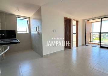 Apartamento com 1 dormitório à venda, 38 m² por r$ 342.000,00 - praia formosa - cabedelo/pb