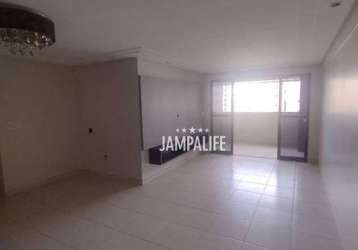 Apartamento com 3 dormitórios à venda, 105 m² por r$ 680.000 - cabo branco - joão pessoa/pb