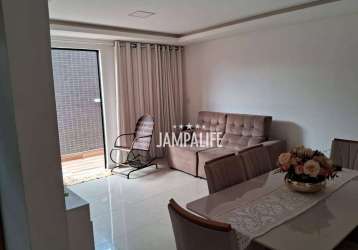 Apartamento com 3 dormitórios à venda, 73 m² por r$ 510.000,00 - bancários - joão pessoa/pb