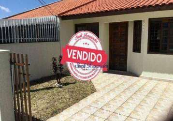 Casa com 2 dormitórios, 50 m² - venda por r$ 400.000,00 ou aluguel por r$ 1.800,01/mês - boneca do iguaçu - são josé dos pinhais/pr