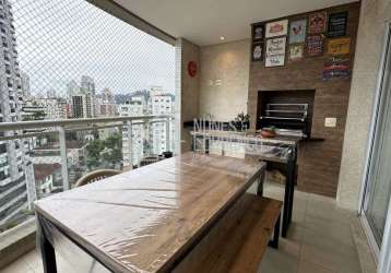 Apartamento com 3 quartos à venda na rua doutor luís suplicy, 60, gonzaga, santos, 117 m2 por r$ 1.450.000