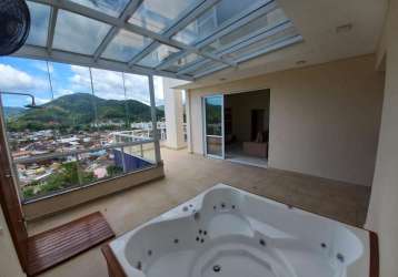 Apartamento - cobertura, para venda em ubatuba/sp