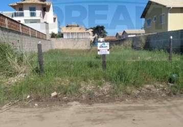 Terreno para venda em rio das ostras, bosque da areia