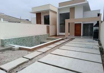 Casa para venda em rio das ostras, jardim marilea, 3 dormitórios, 2 suítes, 2 banheiros, 1 vaga