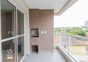 Lindo apartamento novo, com 2 quartos (1 suíte), sacada com churrasqueira à venda por r$ 482.000 - tingui - curitiba/pr