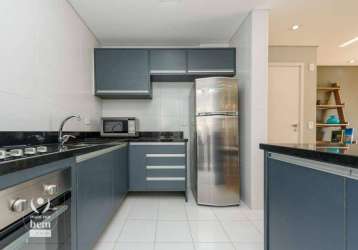 Apartamento com 73 m², 2 quartos ( 1 suíte), sacada, 1 vaga de garagem à venda por r$ 501.000 - cristo rei - curitiba/pr