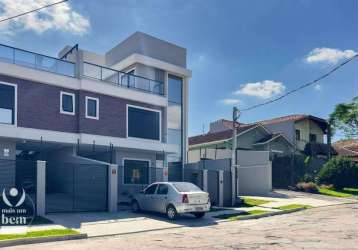 Promoção sobrado 142 m² com terraço e hidromassagem, 3 quartos sendo 1 suíte com sacada à venda por r$ 949.000 - boa vista - curitiba/pr