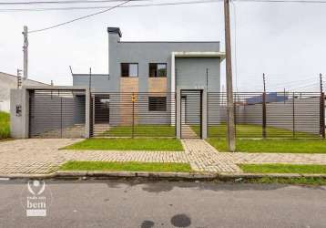 Sobrado de esquina com 139 m², 3  quartos (1 suíte) à venda por r$ 829.000 - estância pinhais - pinhais/pr