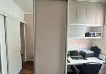 Apartamento todo mobiliado 45 m² andar alto e 1 vaga de gargem