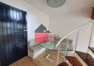 Excelente apartamento 1 dormitório, duplex, mobiliado para locação ao lado do hospital são paulo, n