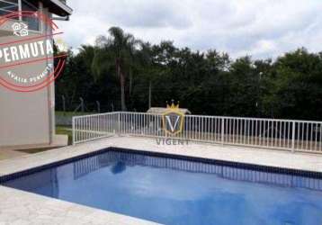 Sítio magnífico casa 4 dorm e piscina Condomínio Country Club