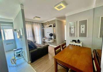 Apartamento com 2 dormitórios à venda, 50 m² por r$ 380.000,00 - vila nambi - jundiaí/sp