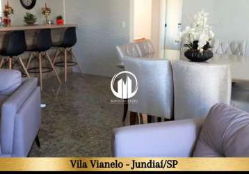 Apartamento com 4 dormitórios - vila vianelo - jundiaí/sp