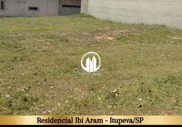 Terreno - condomínio ibi aram - itupeva/sp