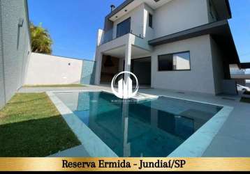 Casa com 3 suítes - condomínio reserva ermida - eloy chaves - jundiaí/sp