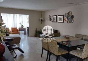 Apartamento com 3 dormitórios à venda, 180 m², barra funda - guarujá/sp