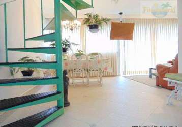 Cobertura com 4 dormitórios à venda, 200 m² - pitangueiras - guarujá/sp