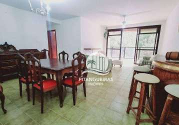 Apartamento com 3 dormitórios, 140 m² - venda ou aluguel - pitangueiras - guarujá/sp