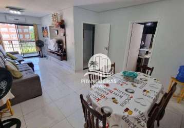 Apartamento com 2 dormitórios à venda, 80 m² - astúrias - guarujá/sp