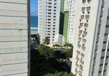 Flat com 3 dormitórios à venda, 113 m² - pitangueiras - guarujá/sp