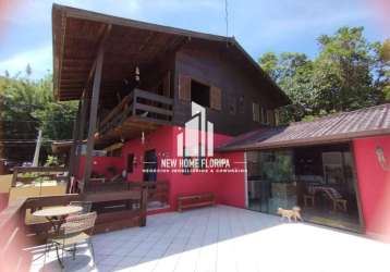 Casa para vender - arquitetura elegante e rústica - ribeirão da ilha - florianópolis/sc