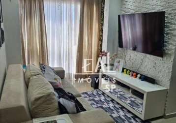 Apartamento com 2 dormitórios à venda, 53 m² por r$ 350.000,00 - ponte grande - guarulhos/sp