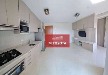 Apartamento com 01 dormitório, para alugar, 35m² por r$ 2.450,00/mês - vila rosália - guarulhos / são paulo