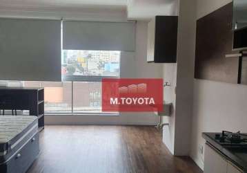 Studio com 1 dormitório para alugar, 28 m² por r$ 2.382,00/mês - centro - guarulhos/sp