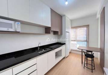 Apartamento com 1 dormitório para alugar por r$ 2.139,03/mês - rebouças - curitiba/pr