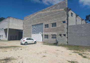 Barracão para alugar, 500 m² por r$ 8.000,00/mês - florestal - quatro barras/pr