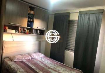 Apartamento com 2 dormitórios, 1 vaga, 48 m² - fazenda do carmo