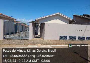 Oportunidade única em patos de minas - mg | tipo: casa | negociação: leilão  | situação: imóvel