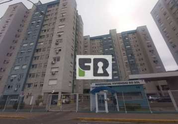 Apartamento com 2 dormitórios à venda, 55 m² por r$ 202.000,00 - bela vista - alvorada/rs