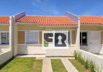 Casa em condomínio com 2 dormitórios à venda, 56 m² - morada do vale ii - gravataí/rs