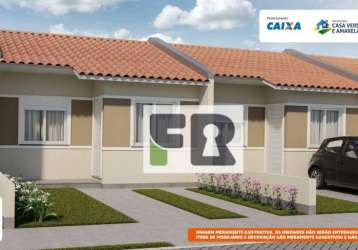 Casa com 2 dormitórios à venda, 44 m²- residencial meu rincão - cachoeirinha/rs