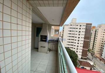 Apartamento com 1 dormitório para alugar, 55 m² por r$ 2.500,01/mês - aviação - praia grande/sp