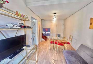 Apartamento duplex para locação em são paulo, vila uberabinha, com 1 quarto, com 50 m²