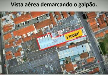 Galpão de 1300 metros quadrados para alugar no brás