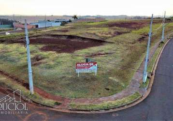 Terreno para alugar no jardim olímpico