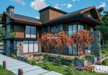 Casa em condomínio fechado com 4 quartos à venda na aspen, 21, aspen mountain, gramado por r$ 9.200.000