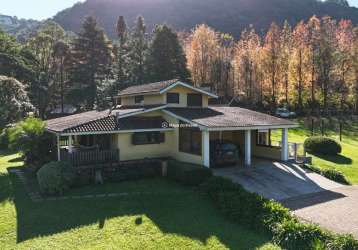 Casa com 4 quartos à venda na professora elvira benetti, 1, linha 28, gramado por r$ 5.500.000