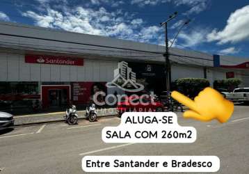 Sala comercial entre banco santander - agência  1788 e bradesco  -  luís eduardo magalhães