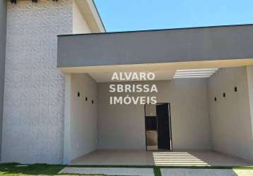 Linda casa à venda com 3 dormitórios - 105 m² - condomínio village moutonnée  salto/sp