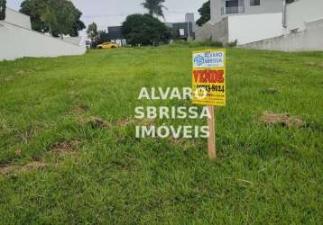 Terreno lindo com leve aclive e com 578 m² no condomínio palmeiras imperiais em salto sp